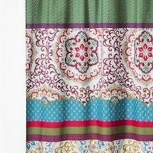 NWOT 2 Boho Boutique Taj lined 40x80 curtain panels.